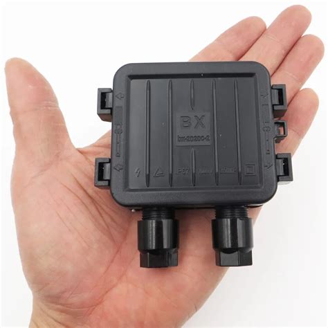 where does the junction box connect on a solar panel|waterproof solar connection box.